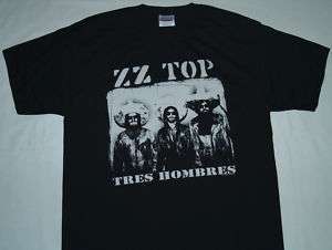 ZZ TOP   Tres Hombres   T SHIRT Brand New S M L XL 2XL  