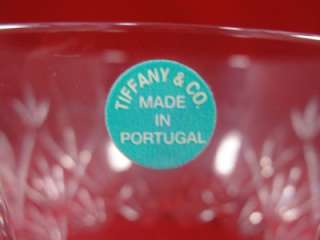 Tiffany & Co. 8.25 Cut Lead Crystal Bowl Portugal  