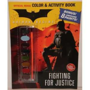  Batman Fighting For Justice Color & Activity Book with 