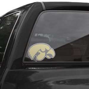  NCAA Iowa Hawkeyes Large Perforated Window Decal: Sports 