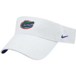  Nike Florida Gators White Logo Visor: Sports & Outdoors