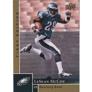  Upper Deck Philadelphia Eagles LeSean McCoy 2009 Trading 