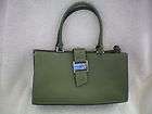Emilie M. Olive Green Leather Bag  Great Condition