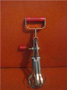 VINTAGE A&J ECKO HIGH SPEED STAINLESS STEEL EGG BEATER  