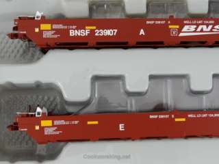   Athearn 95063   Burlington Northern Santa Fe Container Car 5 Pk BNSF