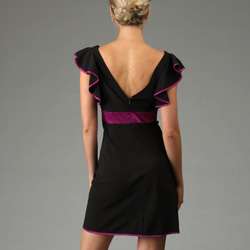 CC Couture Womens Flutter Sleeve Dress  Overstock