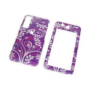  Samsung Behold T919 Cell Phone Purple Flower Protective 