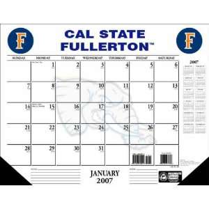 Cal State Fullerton NCAA 2007 Office Desk Calendar:  Sports 