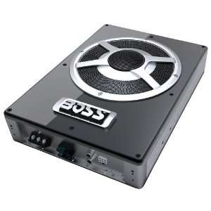  BOSS BASS1400 LOW PROFILE AMPLIFIED SUBWOOFER (8 