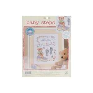  Janlynn Baby Footprints Cnted Cross Stitch Kit 5 7/8x3 7 