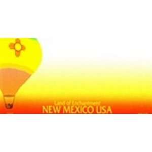 New Mexico State Background Blanks FLAT   Automotive License Plates 