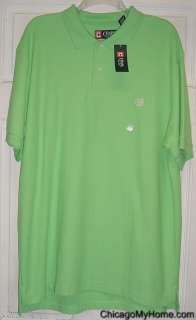 NEW CHAPS Ralph Lauren Mens Short Sleeve Solid Cotton Polo Shirt Large 