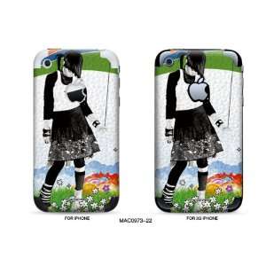  iPhone & iPhone 3G Cortex Design Protective Skin Decal 