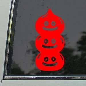  Dragon Quest Slime Nintendo Ds Game Red Decal Car Red 