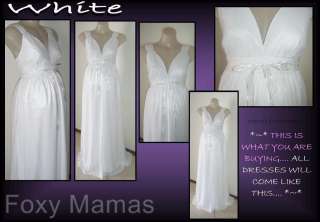 FOXYMAMA Casual Lace Maternity~Or Not, Wedding Dress Gown  