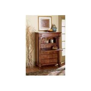   Hand carved Hardwood 11 Drawer Secretaire by Butler