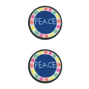   Inc Peace Novelty Button, 2 Per Card Arts, Crafts & Sewing