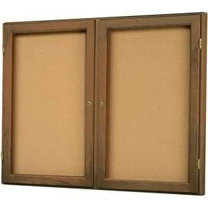   Series Enclosed Bulletin Board   4W x 3H x 2D: Office Products