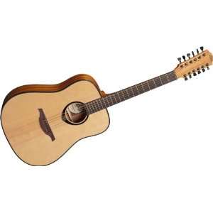  Lag T66D12 12 String Dreadnought Acoustic Guitar Musical 