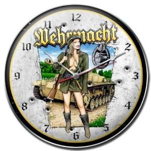  Wehrmacht Axis Military Clock   Victory Vintage Signs 