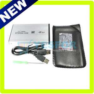 USB 2.0 2.5 HARD DRIVE SATA HDD ENCLOSURE EXTERNAL CASE  
