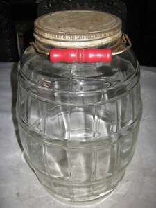   PRIMITIVE COUNTRY FARM KITCHEN PICKLE GLASS FOOD CANNING CAN TOOL JAR