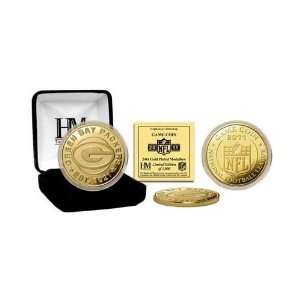  Green Bay Packers 24KT Gold Game Coin
