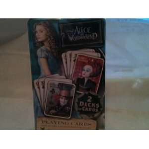  Disney Alice in Wonderland 2 Decks of Card Everything 