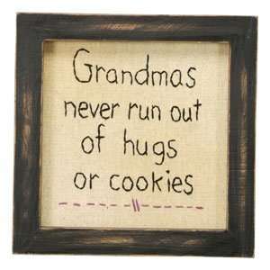  Sampler   Grandmas Hugs & Cookies   Country Rustic Primitive 