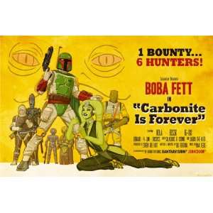  Star Wars Carbonite is Forever Starring Boba Fett Giclee 