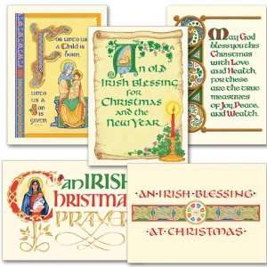  Celtic Christmas Cards Irish Xmas Blessings Collection 