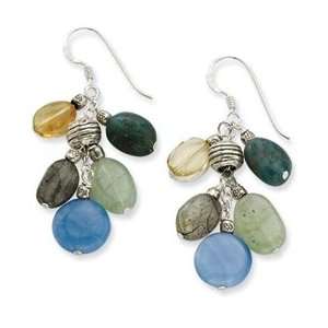 Genuine IceCarats Designer Jewelry Gift Sterling Silver Agate/Apatite 