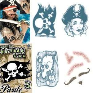  Tattoo Pirate Kit Toys & Games