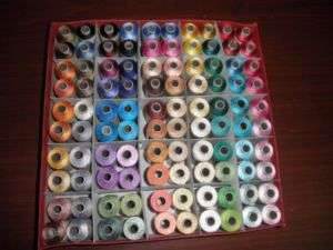 100 Spools Embroidery Machine Thread  100 colours  