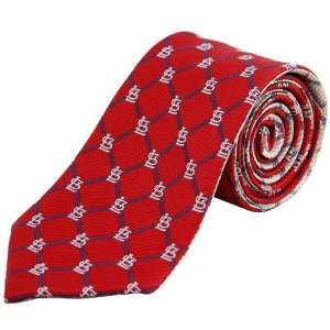   Red White Home and Away Reversible Silk Necktie