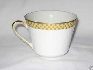 Mitterteich Bavaria Gold and White Coffee Cups  