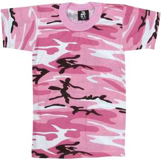 Rothco Pink Camouflage T Shirt (Kids) 