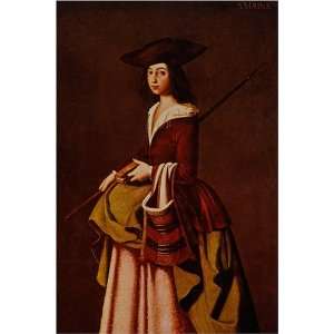  Marina by Francisco de Zurbaran, 17 x 20 Fine Art Giclee 