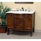 Bellaterra Home Traditional 38.2 Inch Single Sink Vanity and Cabinet 