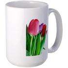 Artsmith Inc Large Mug Coffee Drink Cup Pink Hearts and Skulls