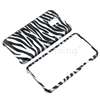 For LG T Mobile G2X Silver Black Zebra Hard Case+Car Charger+Privacy 