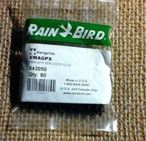   Rain Bird X42050 (goof plugs) Sprinkler Landscape Dripline system New