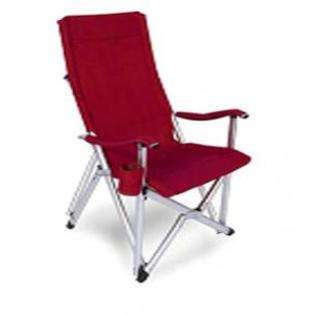 Pacific Import Deluxe Luxury Chair with Cup Holder, Wine 