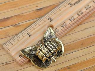   Inspired Gold Tone Butterfly Wings Insect Crystal Rhinestone Ring
