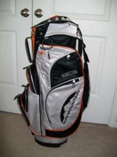Sun Mountain MCB Golf Cart Bag with Rain Cover / Black Silver Orange 