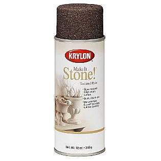 Make It Stone® Textured Paints   Black Granite  Krylon Tools 