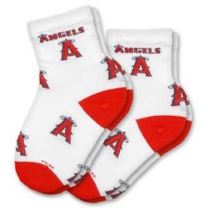  MLB Los Angeles Angels Kids Child Socks (2 Pack): Sports 