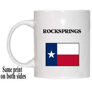  US State Flag   ROCKSPRINGS, Texas (TX) Mug Everything 
