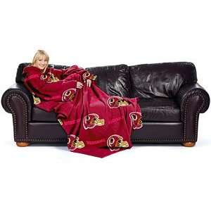 Washington Redskins NFL Comfy Throw Blanket With Sleeves  