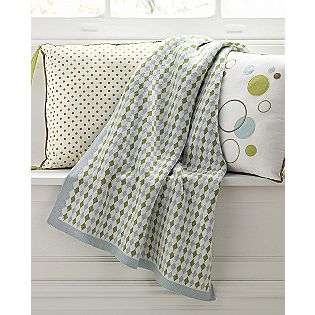 Splash Argyle Blanket  Migi Baby Bedding Blankets 